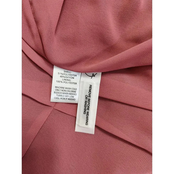 Ann Taylor Loft Mini Dress Pleated Sleeveless Charcoal Gray with Pockets Size 8 - Picture 10 of 11